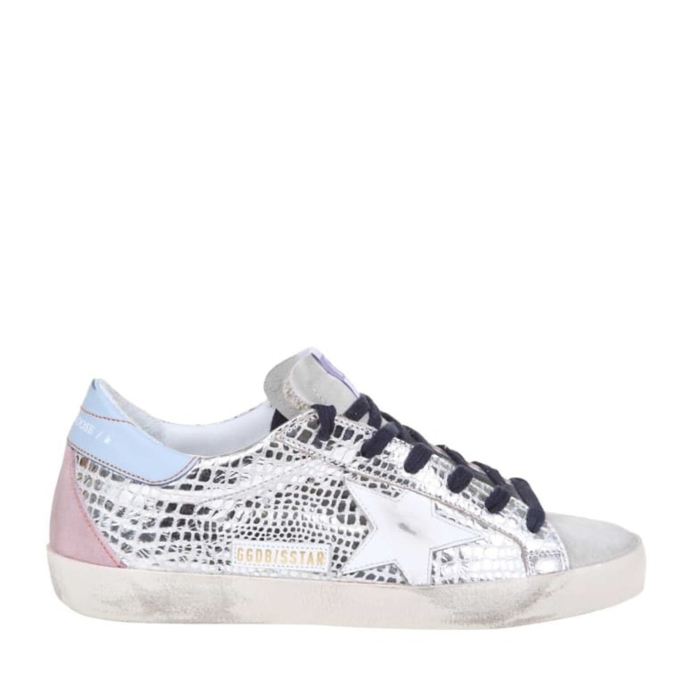 ISO: GGDB Superstar Metallic Mock-croc Sneakers